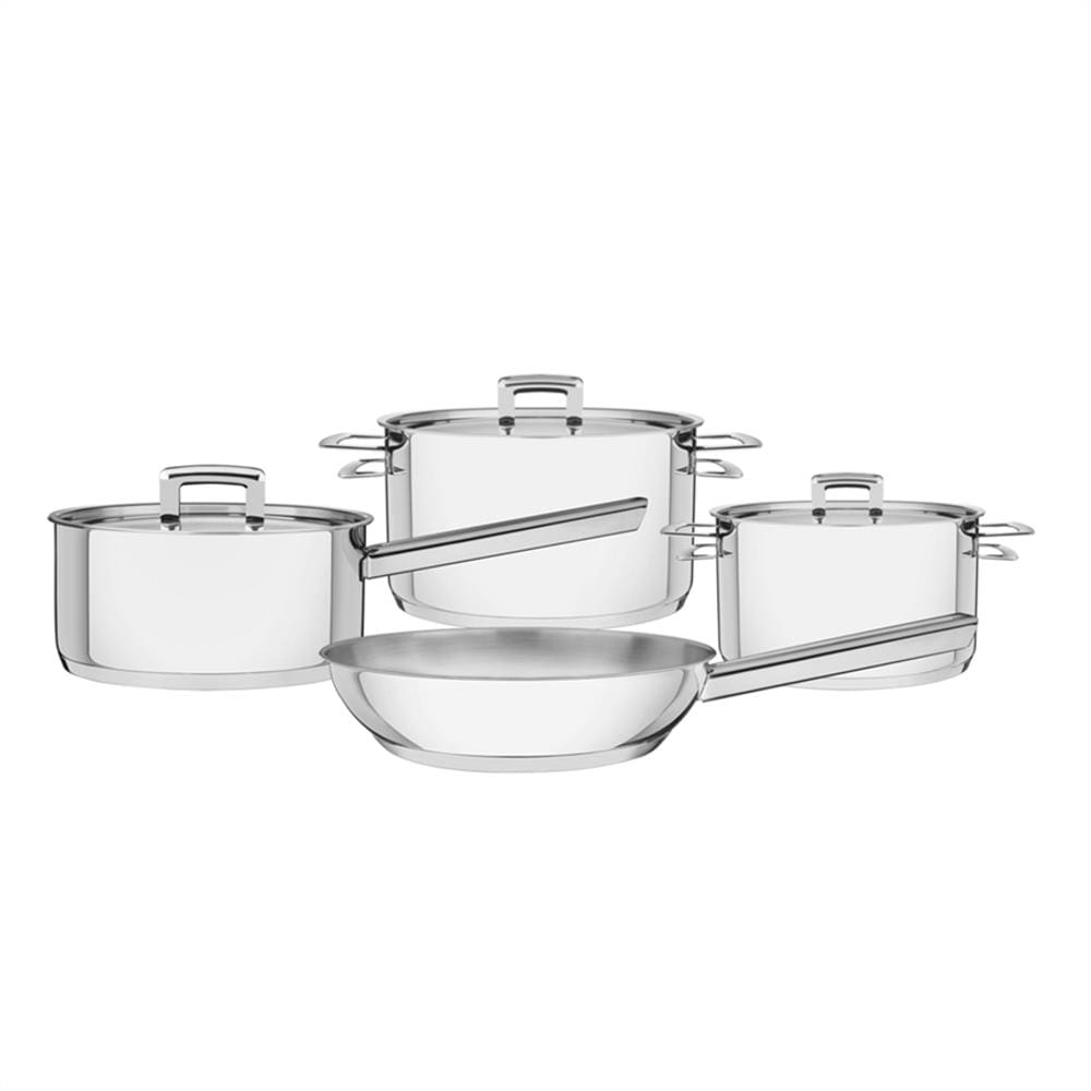Jogo de Panelas Brava Inox Fundo Triplo 4 pç. Tramontina - 65400020