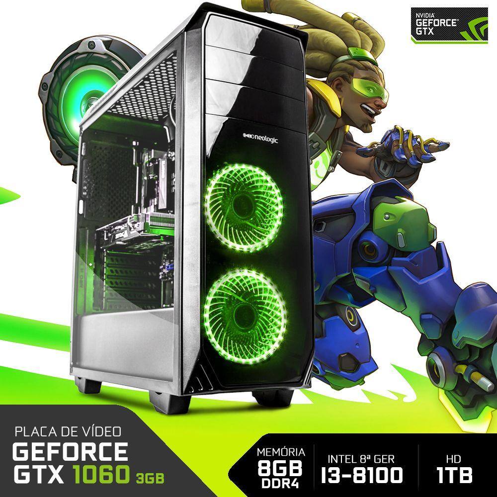 I3 8100 gtx 1060 3gb hot sale