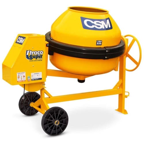 Betoneira 400 Litros Com Motor 1 Traço Super Csm Menor preço em Betoneira 400 Litros Com Motor 1 Traço Super Csm