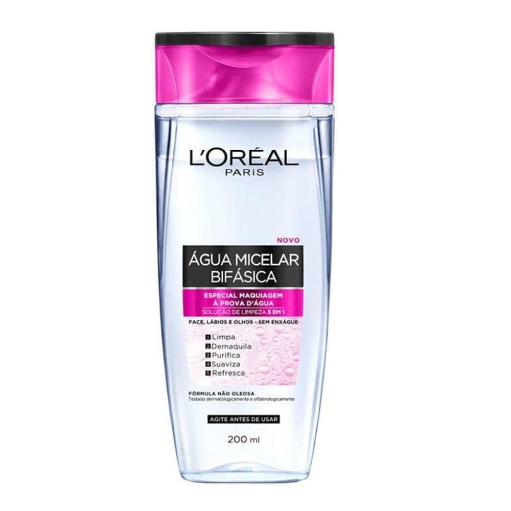 Água Micelar Bifásica Solução de Limpeza Facial 5 em 1 L`Oréal Paris