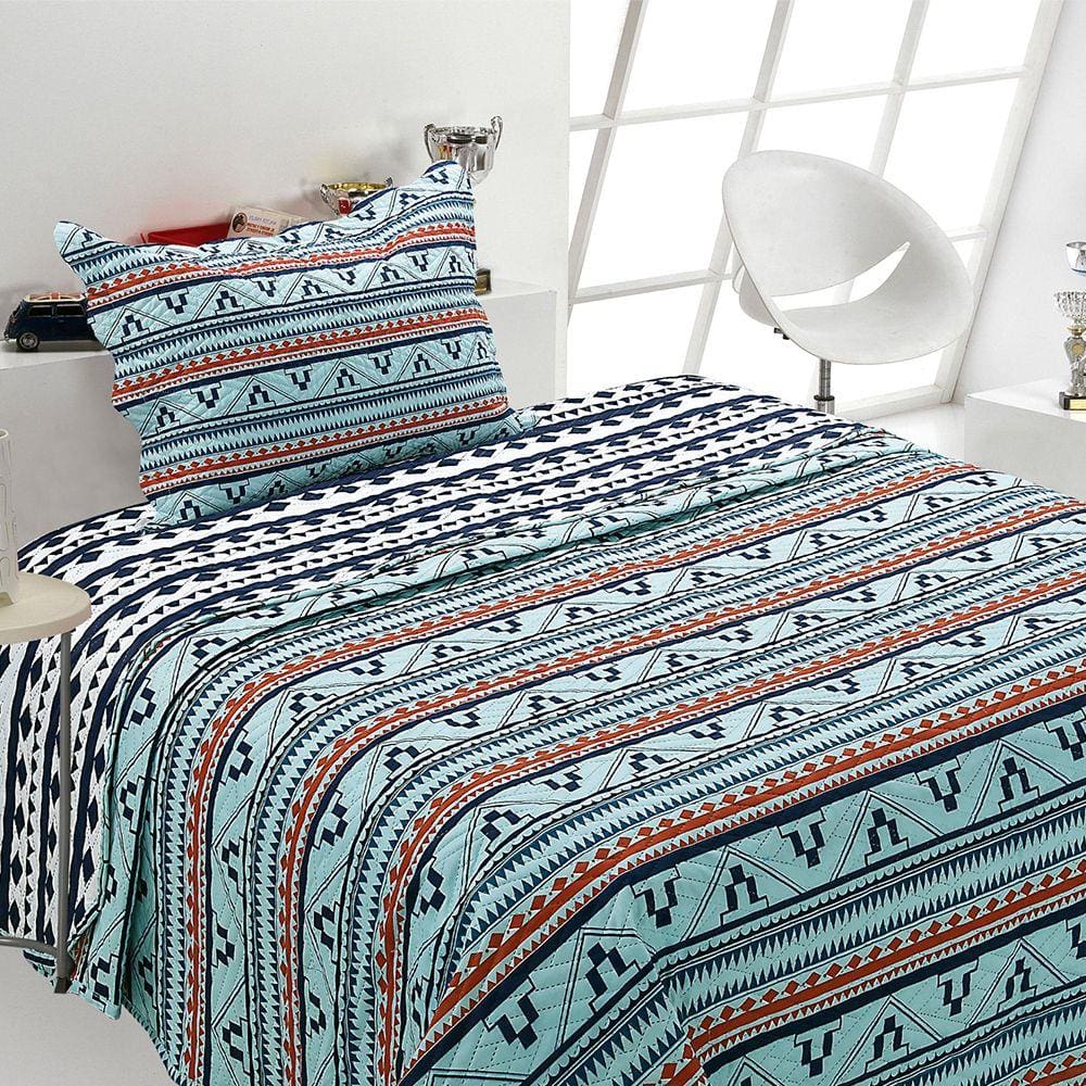 Kit Colcha 2 Peças Solteiro Patch Work Sultan Tommy