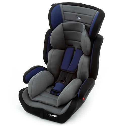 imagem-Cadeira para Automóvel Cosco Tour - 9 a 36 kg - Cinza/Azul