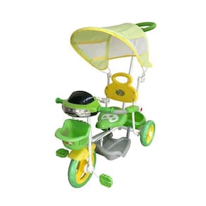 Triciclo Zootico Passeio E Pedal Verde Bandeirante Motoca