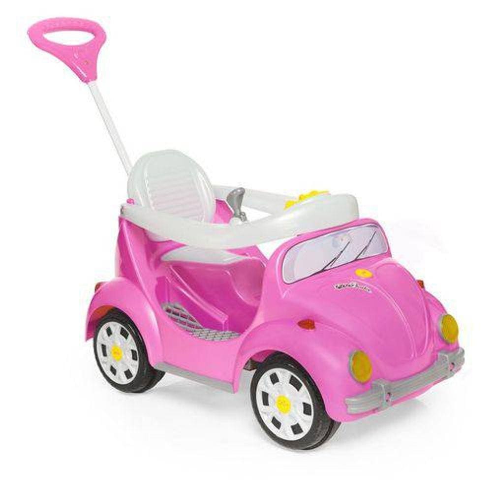 Carrinho de Passeio Pedal 1300 Fouks Rosa Calesita 996