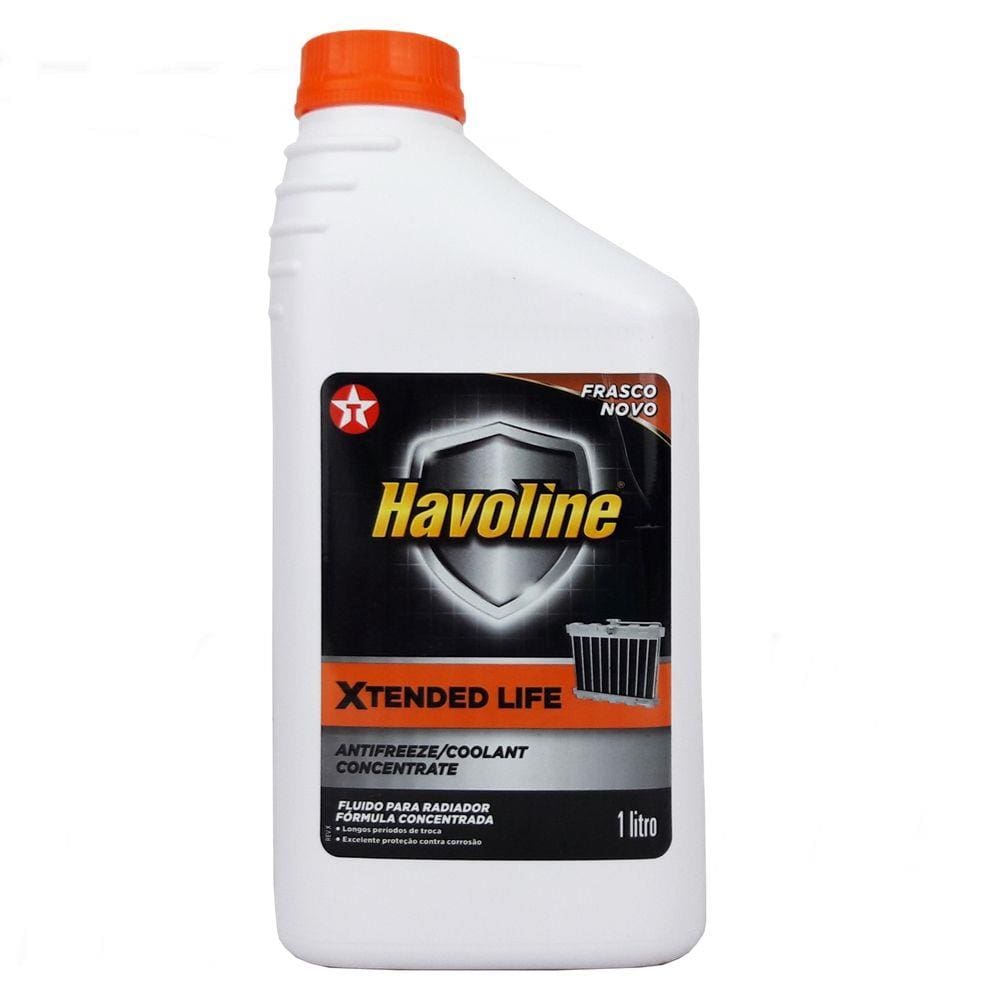 Aditivo de Radiador Texaco Havoline Xtended Life Antifreeze Coolant Concentrado Laranja - 1L