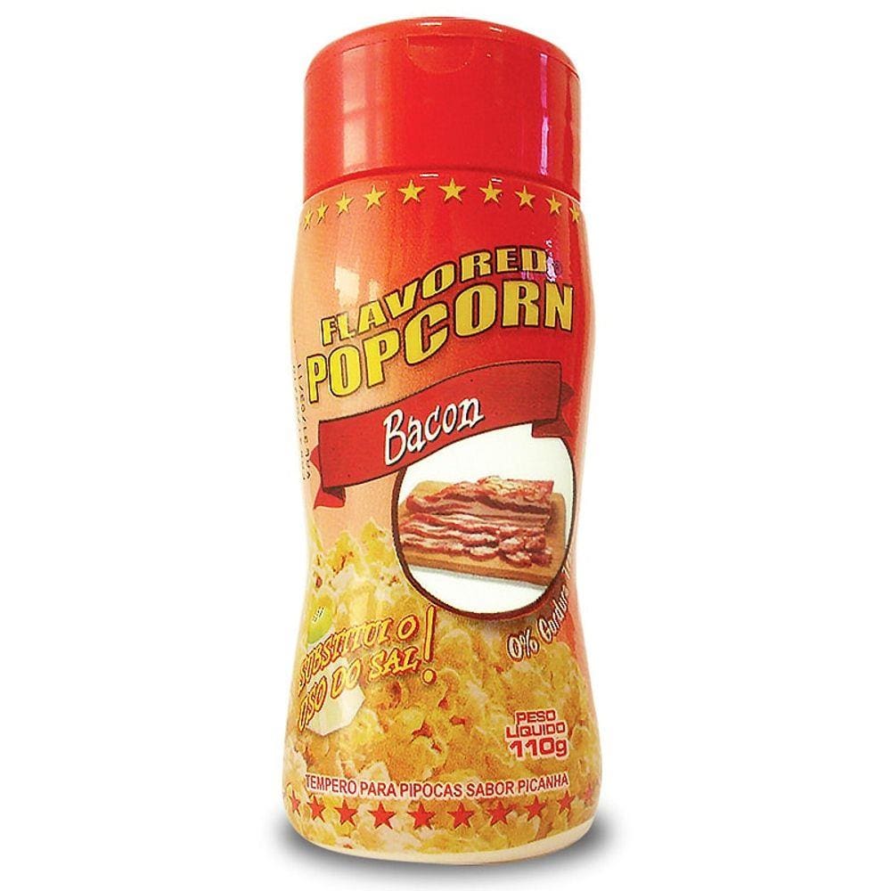 Tempero para Pipoca - Sabor Bacon