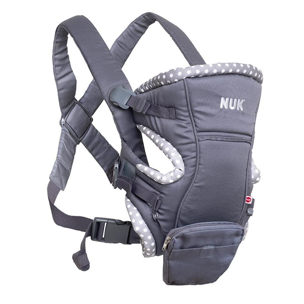 Canguru Baby Carrier Nuk Natural Fit 3 Em 1 Cinza 3M+