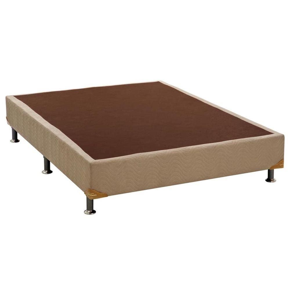 Base Camurça Viúva (128x188x23) - Revestida em Camurça - Ortobom