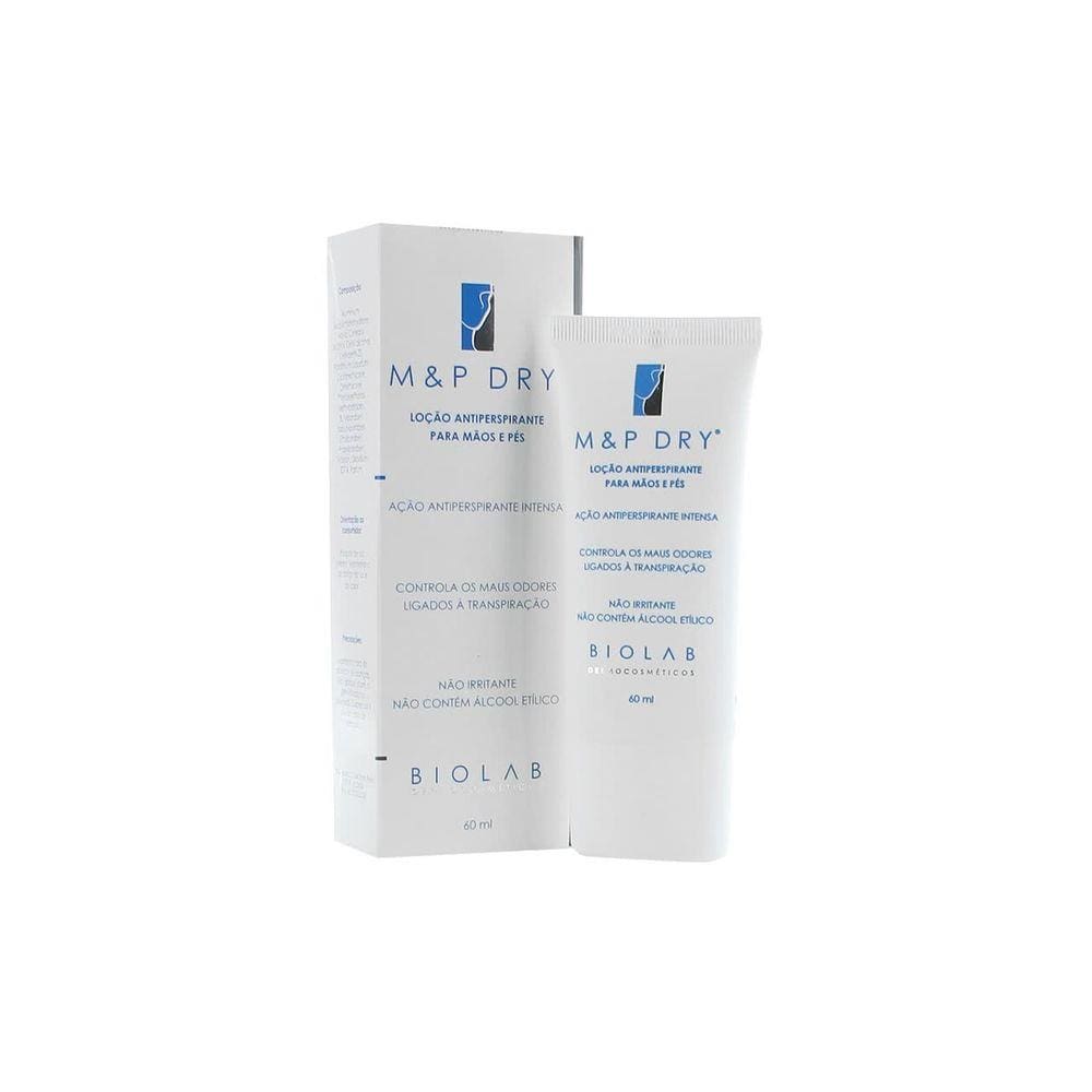 Biolab M&P Dry Loção Antiperspirante Para Mãos e Pes - 60ml