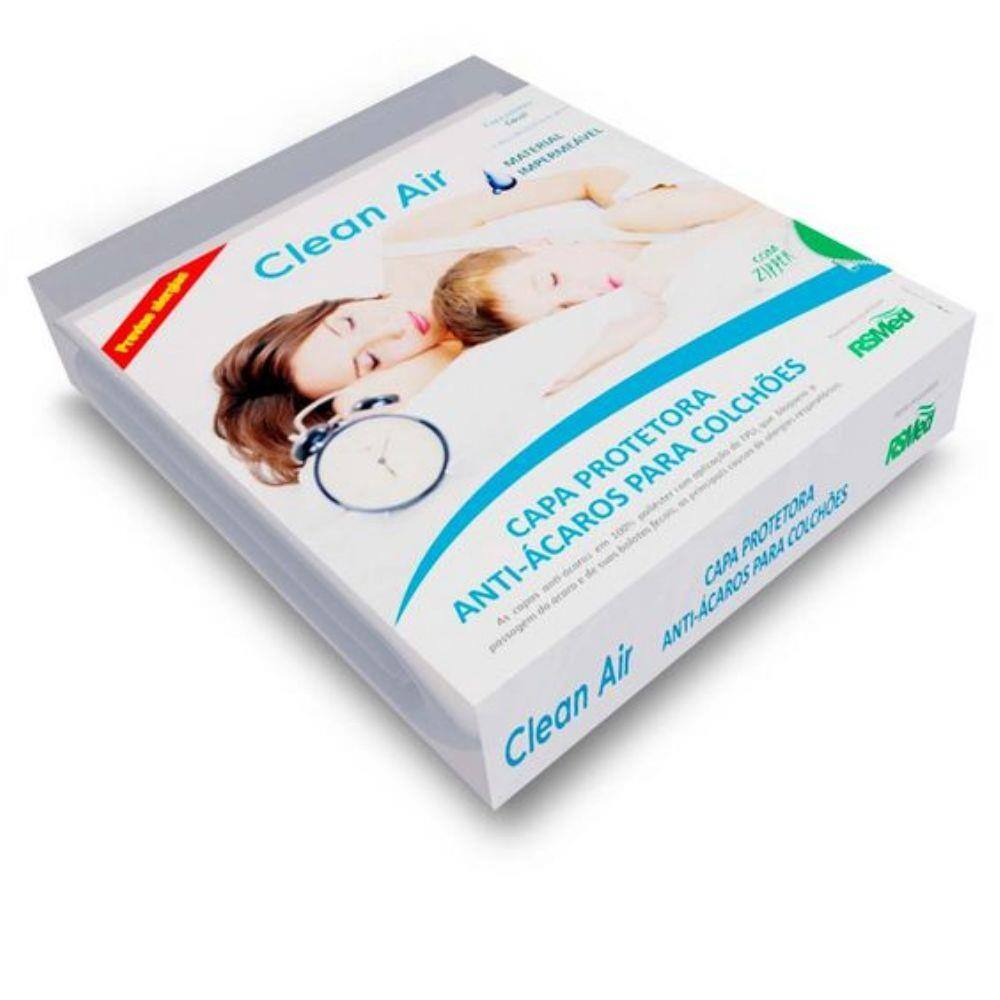 Protetor de Colchão Casal 40cm Impermeável Antiácaro