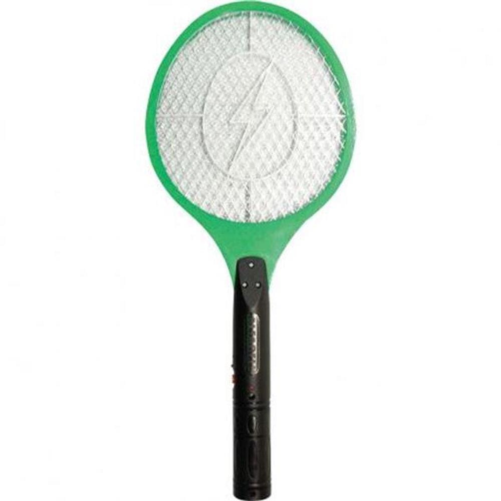 Raquete Mata Mosquito Alfacell Recarregável Al10013 Verde - Imporiente