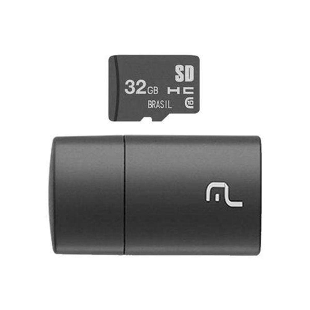 CARTÃO Micro Sd 32GB Com Leitor USB Classe 4 - MC163