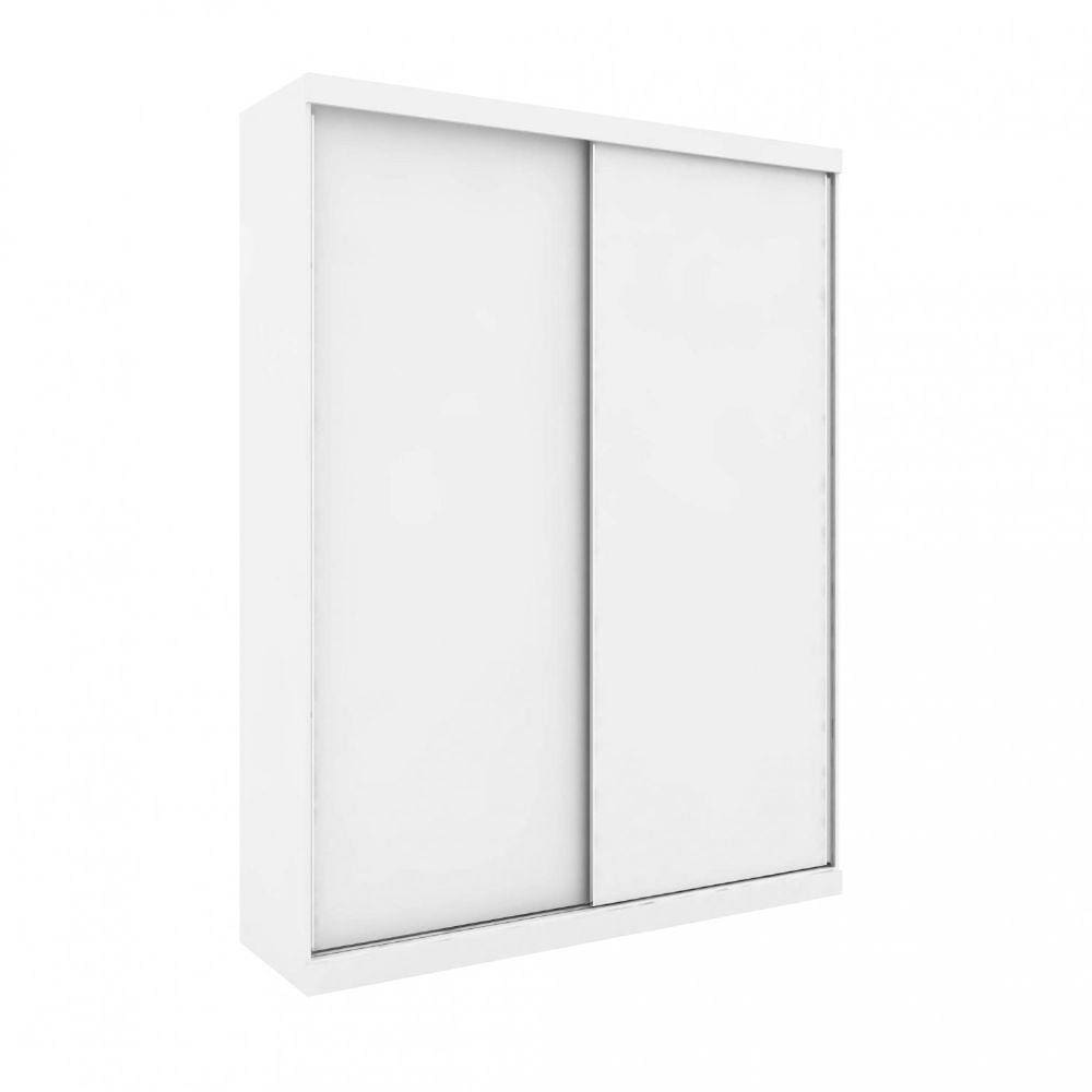 Guarda Roupa Modulado 2 Portas 6 Gavetas 6 Prateleiras 176cm Supreme Robel Branco Fosco/Branco Madeirado