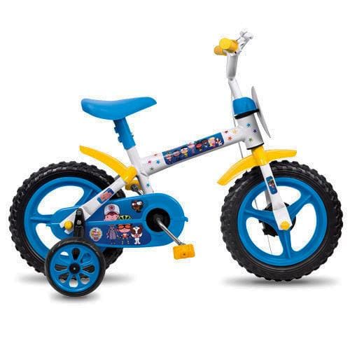 Bicicleta Aro 12 Styll Clubinho Salva Vidas Bike do Gui - Branco/Azul é ruim? Bicicleta Aro 12 Styll Clubinho Salva Vidas Bike do Gui - Branco/Azul é boa?