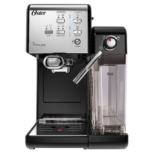 Menor preço em Cafeteira Expresso Oster PrimaLatte Automática 19 Bars de Pressão - Preta