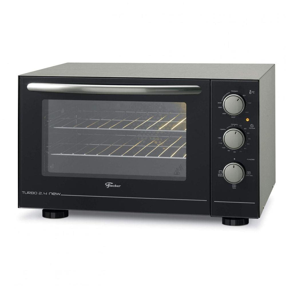 Forno Elétrico de Bancada 48L Turbo 2.4 New 127V Fischer Preto