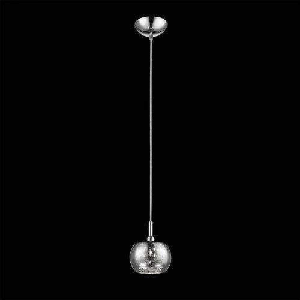 Pendente de Vidro Soho 8cmx12cm Bella Iluminação Transparente