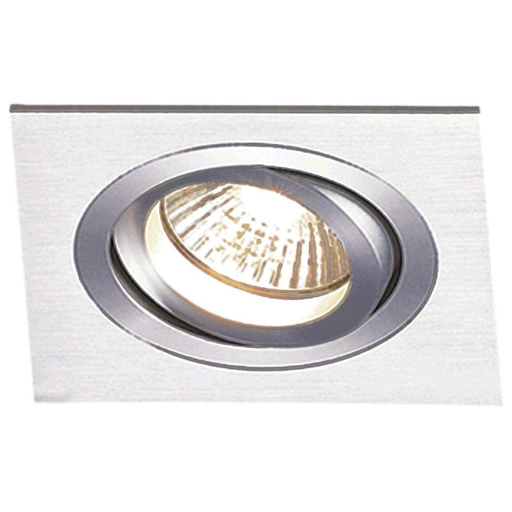 Spot Embutir Quadrado Alumínio 5cmx17cm GU10 Bella Iluminação Bivolt Alumínio