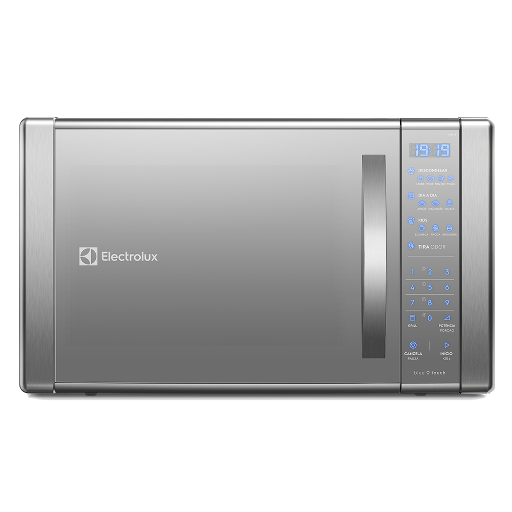 Micro-Ondas com Painel Touch On Glass e Função Grill Electrolux (ME41X) Silver