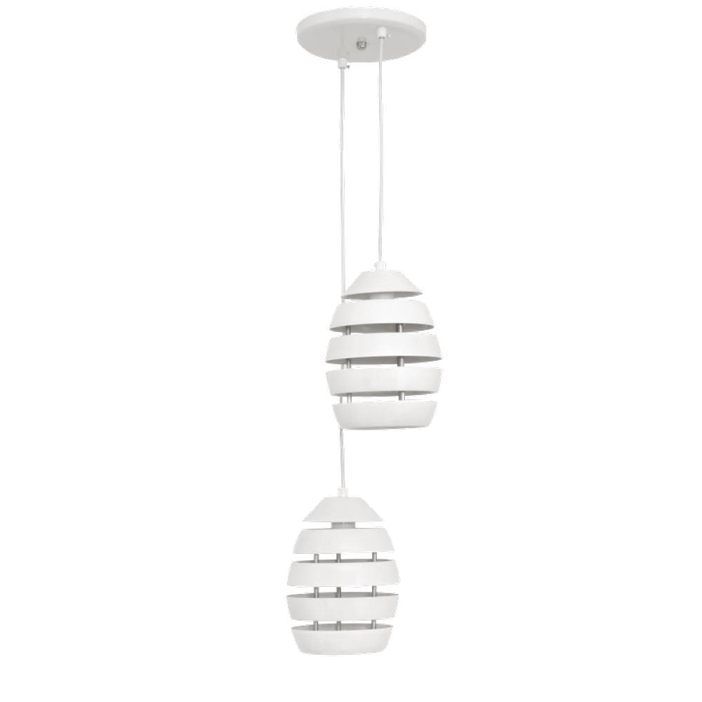 Lustre Pendente Aris 2L Branco Auremar