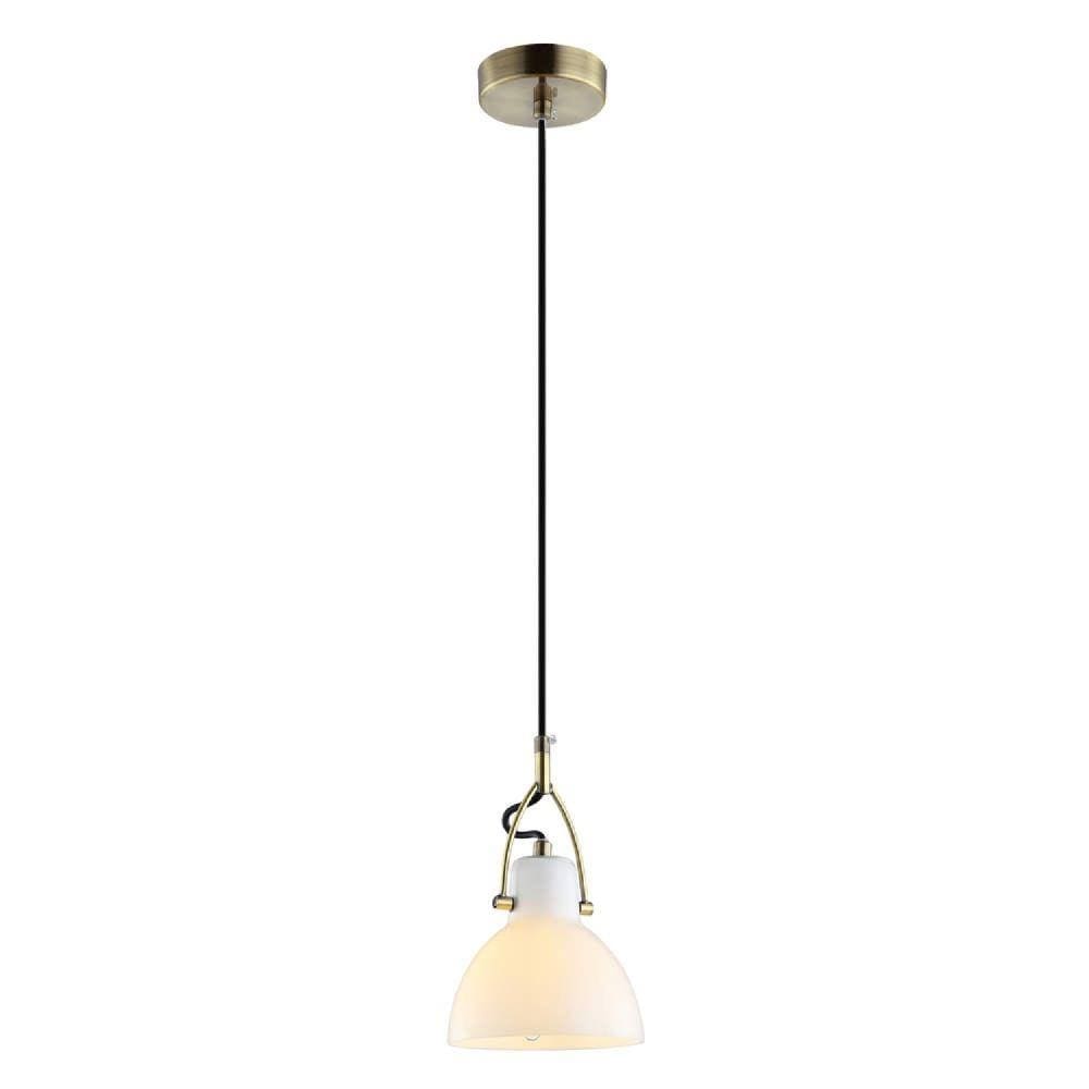 Pendente de Vidro Bar 22cmx14cm Bella Iluminação Ouro Velho