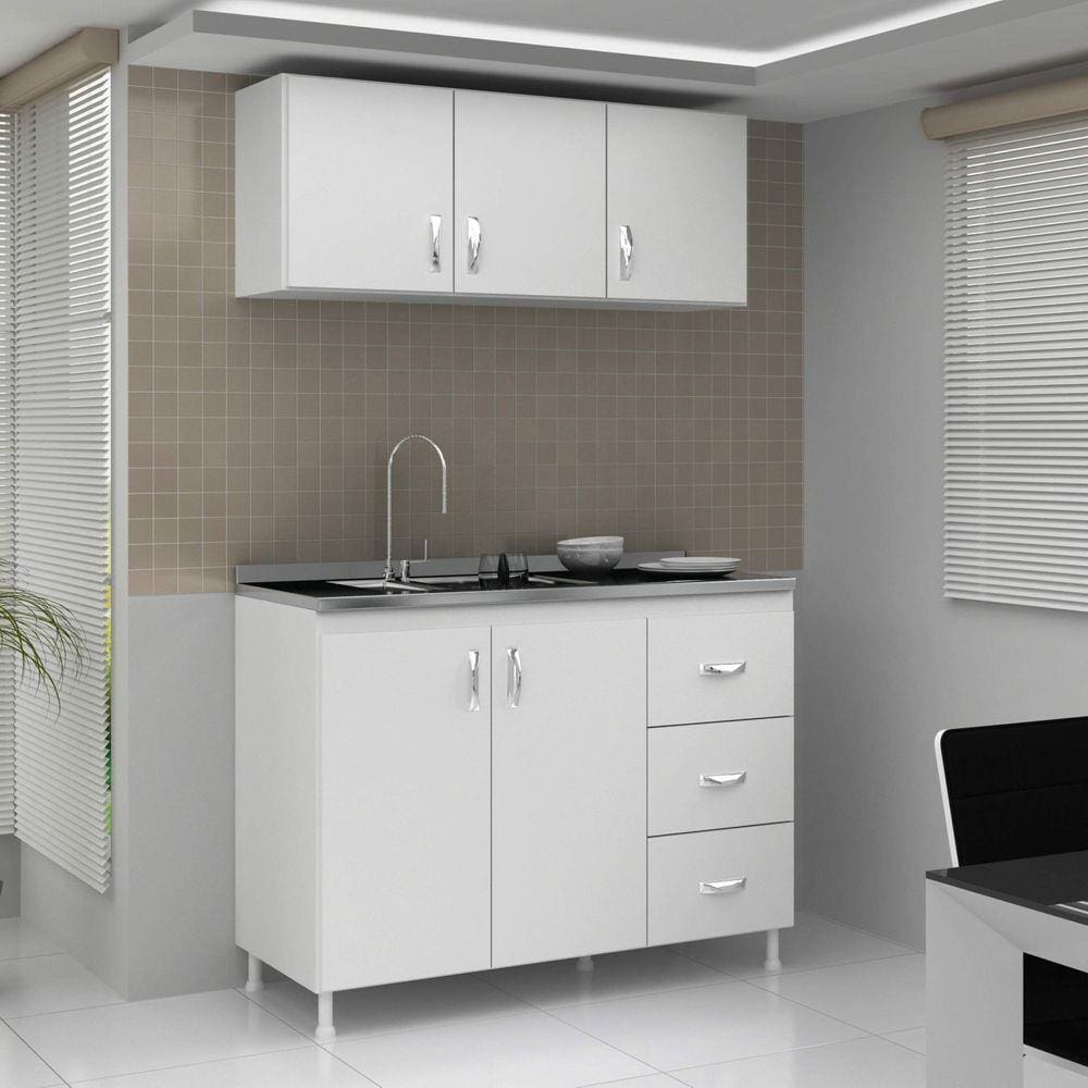Cozinha Completa 2 Peças Evidência Móveis