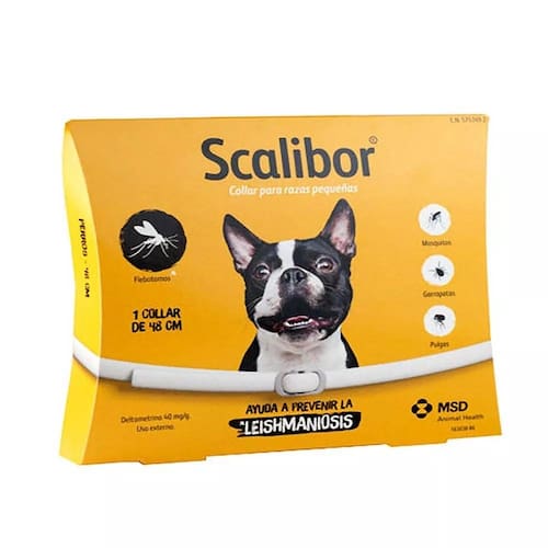 Coleira Scalibor P/M Cães até 20kg MSD Menor preço em Coleira Scalibor P/M Cães até 20kg MSD