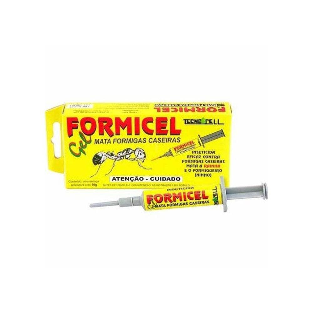 Mata formigas caseiras Formicel Tecnocell gel 10g