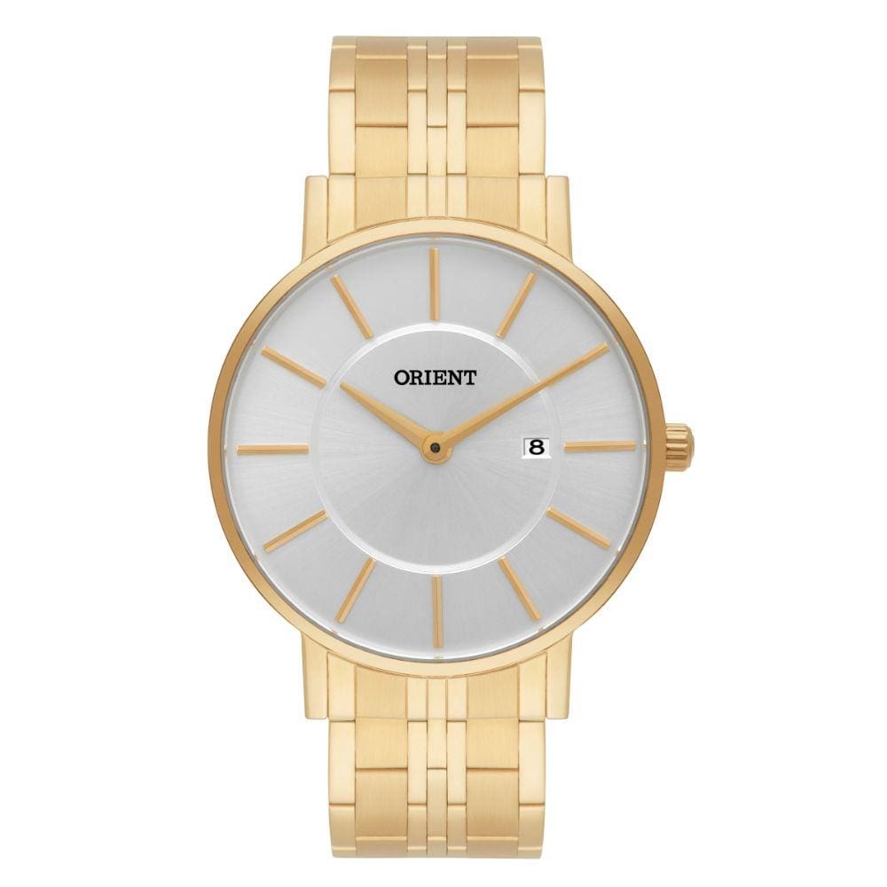 Relógio Orient Masculino Slim Mgss1091 S1kx Dourado