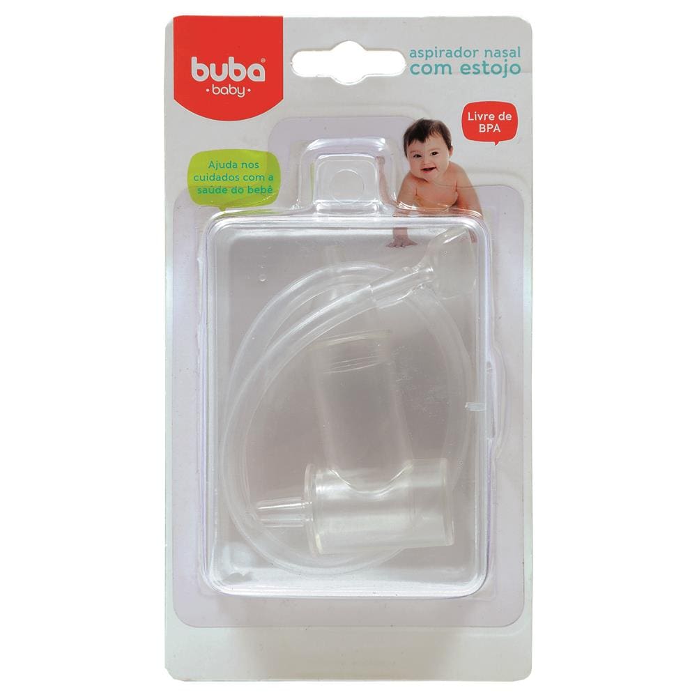 Aspirador Nasal com Estojo Buba Baby - Transparente