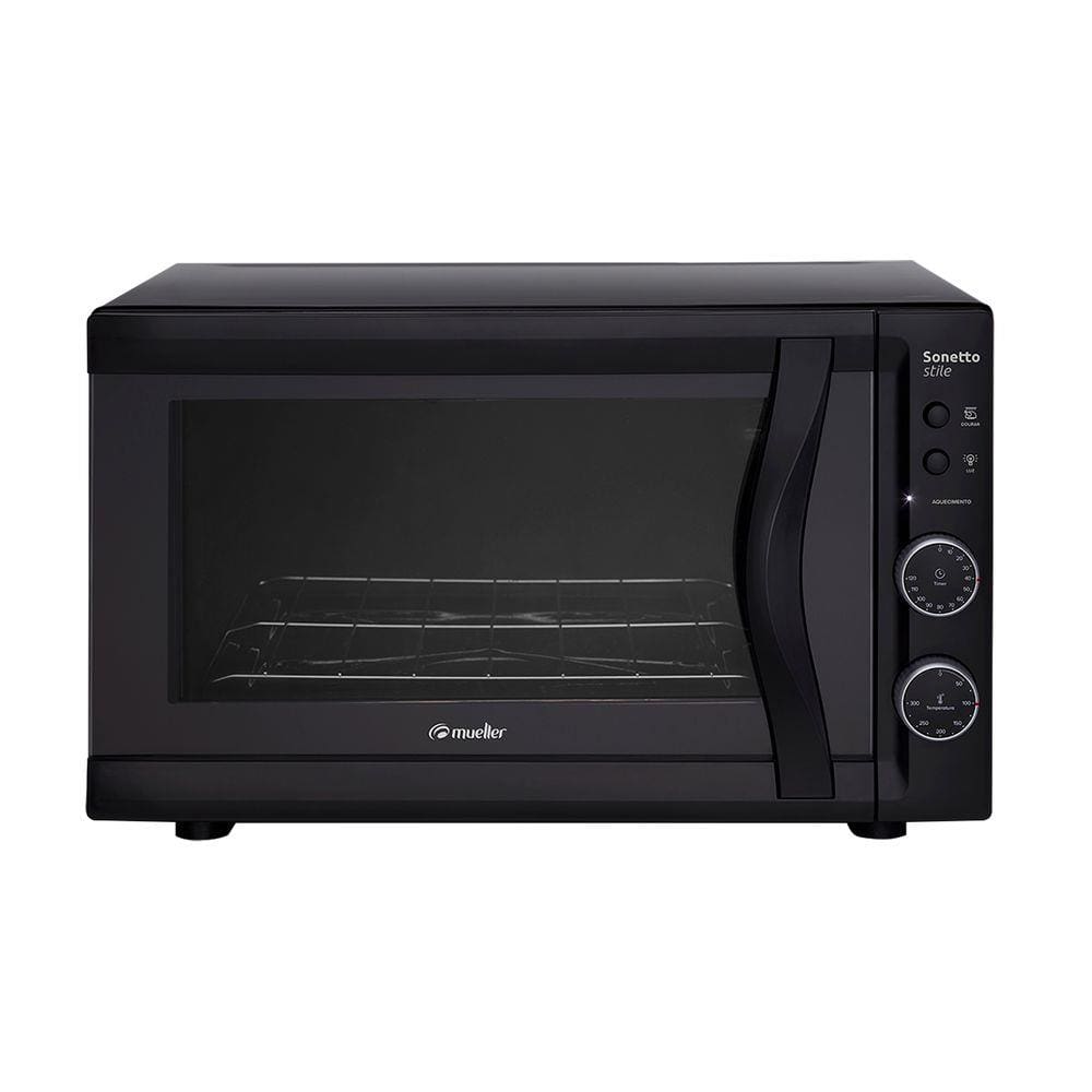 Forno Elétrico Convencional Sonetto 44 Litros Preto Mueller