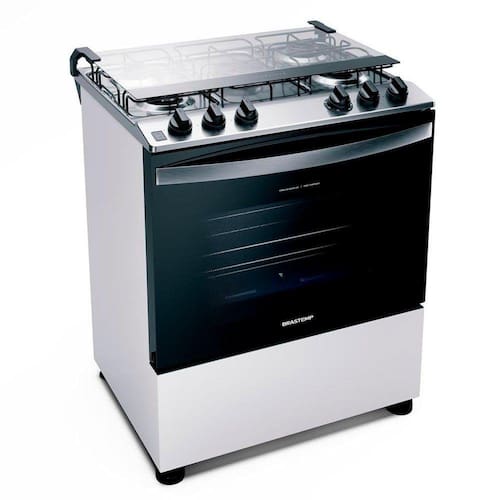 imagem-Fogão de Piso Brastemp BFS5ECBUNA 5 Bocas Turbo Chama