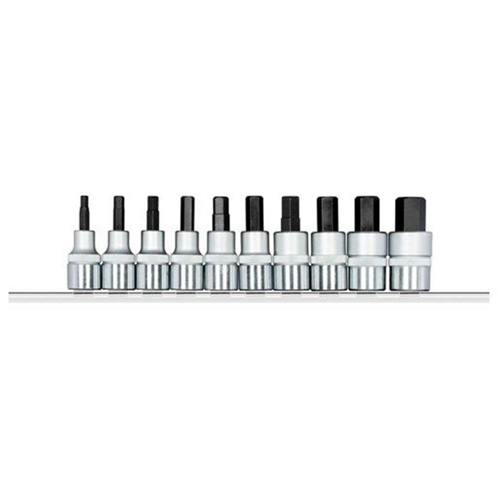 Jogo De Chaves Soquete Hexagonais Com Encaixe De 1/2 Pol. 10 Peças-Gedore Red-R62558010