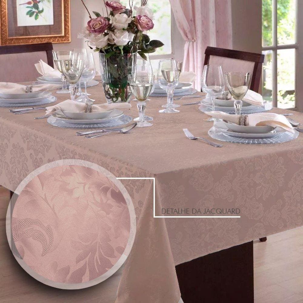 Toalha De Mesa Jacquard 6 Lugares | Admirare