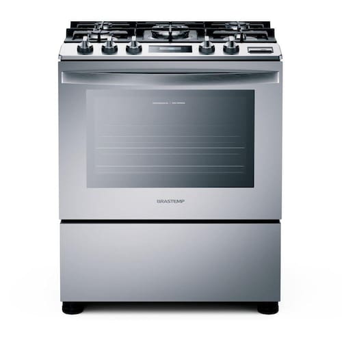 Fogão - 5 Bocas Cor Inox Forno Elétrico Com Convecção e Meat Control - BFS5CCR - 220V Menor preço em Fogão - 5 Bocas Cor Inox Forno Elétrico Com Convecção e Meat Control - BFS5CCR - 220V