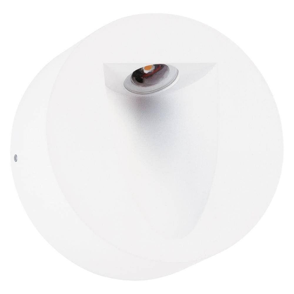 Balizador de Led de Sobrepor Redondo Risu 1x3W Bella Iluminação Branco