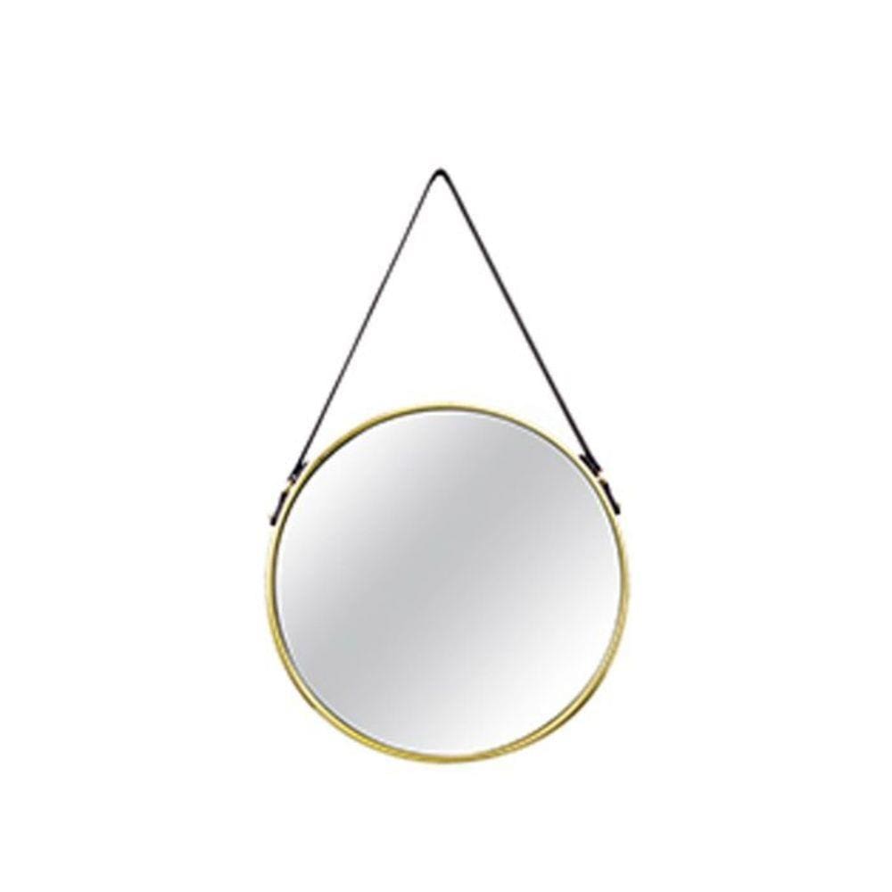 Espelho Redondo Decorativo Luxo Dourado 36cm 6383 Mart Collection