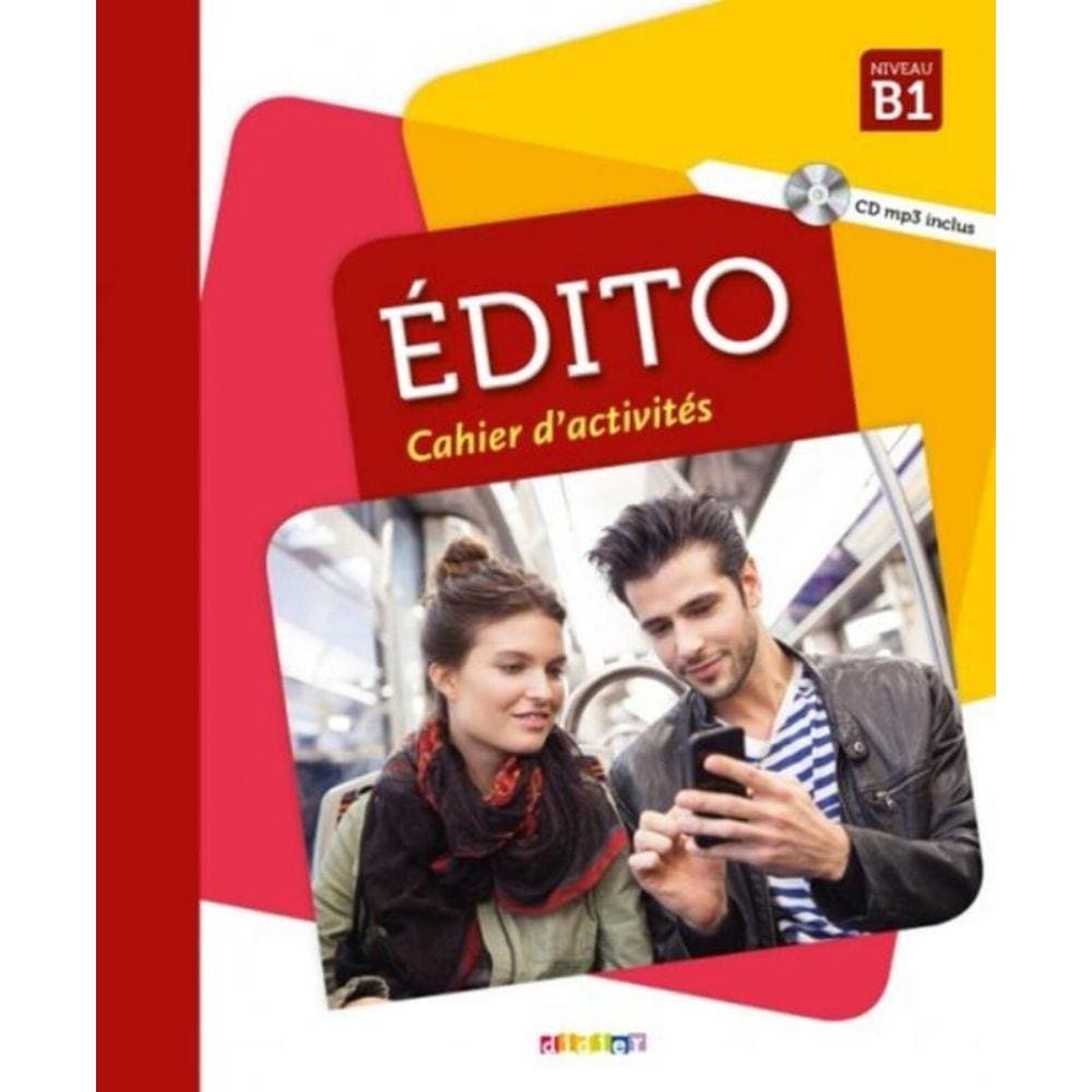 Edito B1 Cahier D´Exercices + Cd Mp3 - 3ª Ed