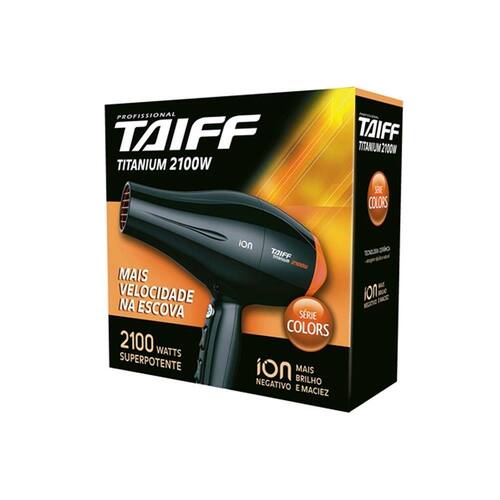 Secador De Cabelo Taiff Titanium Colors 2100W - Laranja - 220v Menor preço em Secador De Cabelo Taiff Titanium Colors 2100W - Laranja - 220v