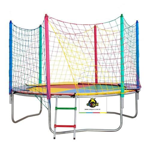 Cama Elástica 2,44m Canguri Quadricolor Nacional é boa?