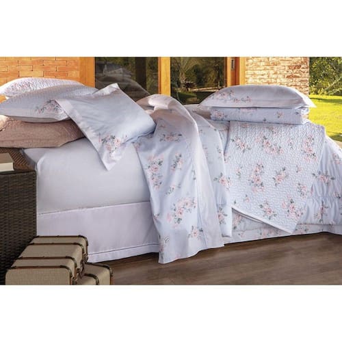 Cobreleito 3pc Queen Satinée Ledine Kacyumara Menor preço em Cobreleito 3pc Queen Satinée Ledine Kacyumara