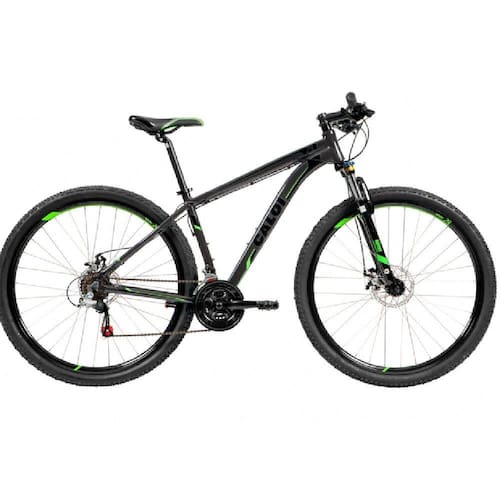 Bicicleta Alumínio Aro 29 185x70x100cm Preto 1 UN Caloi Menor preço em Bicicleta Alumínio Aro 29 185x70x100cm Preto 1 UN Caloi