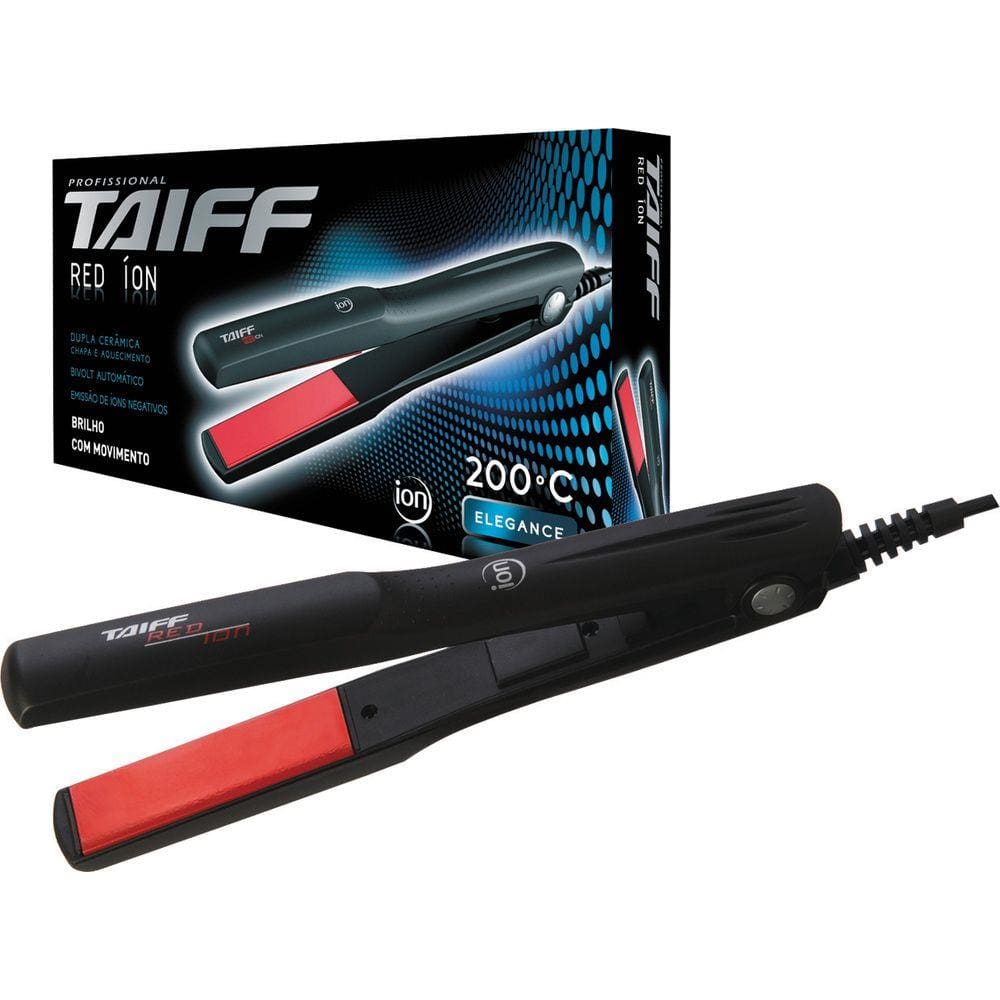 Chapinha Taiff Alisadora Red Íon - Bivolt