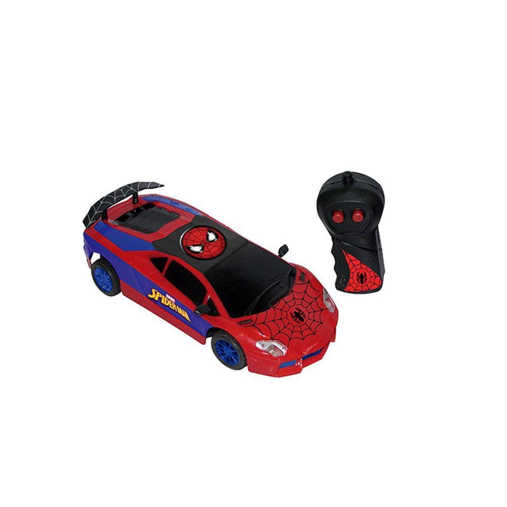 Carrinho Controle Remoto Carro Homem Aranha Brinquedo Flip