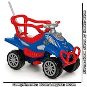 Quadriciclo Infantil a Pedal Spider - Maral com Empurrador, Shopping