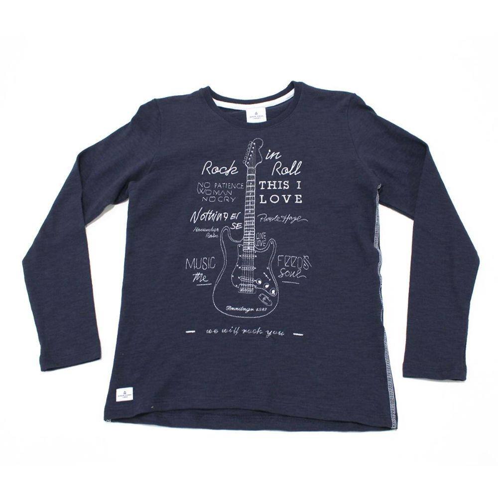 Camiseta M/l Banana Danger Rock In Roll 33127u In18