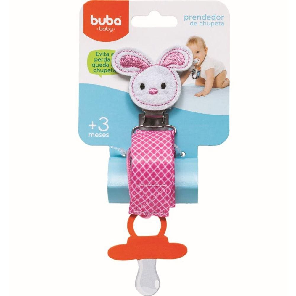Prendedor de Chupeta Coelhinho - Buba