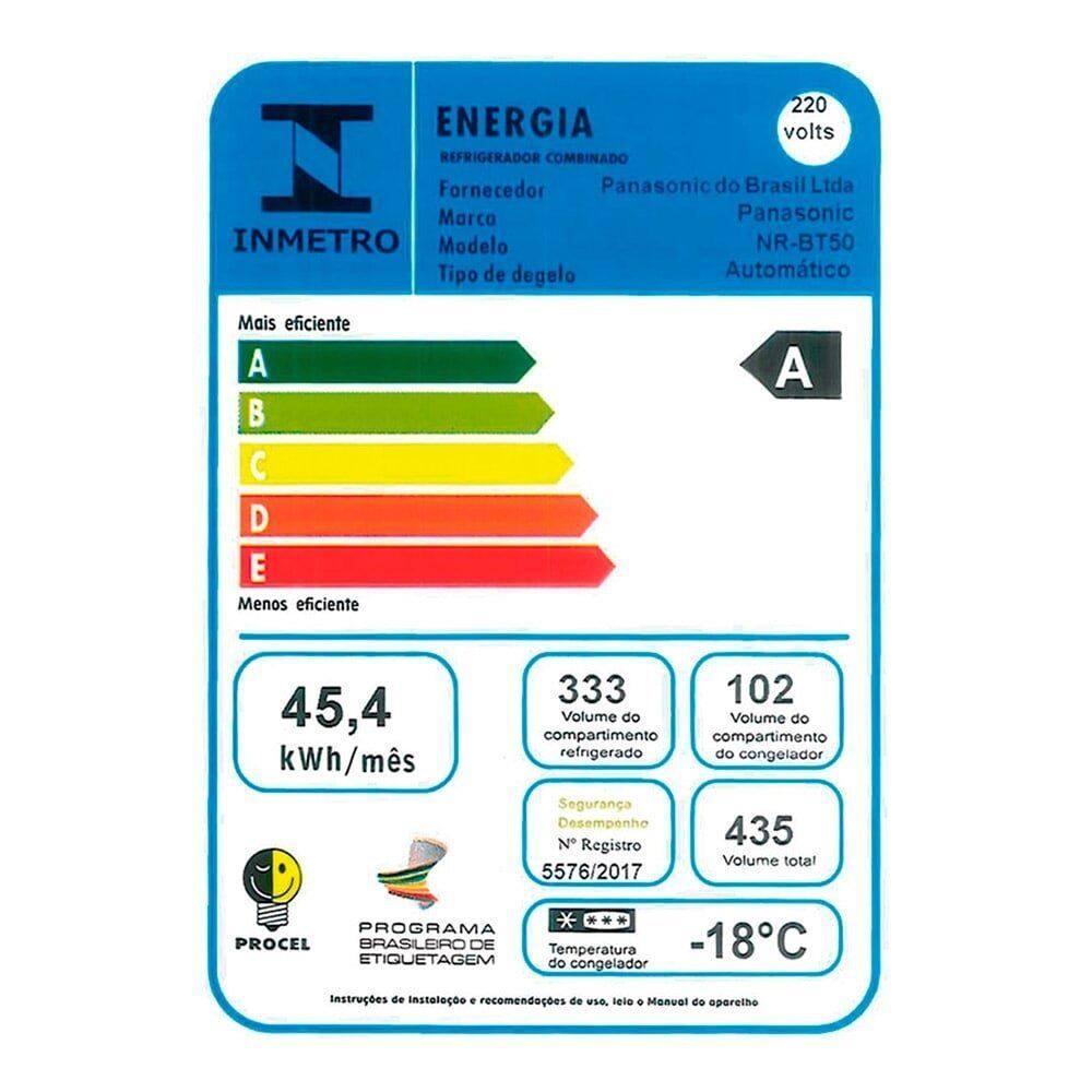 Geladeira Panasonic NR BT50BD3XA Frost Free | Extra