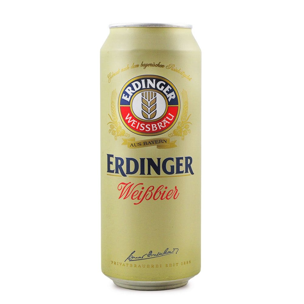 Cerveja alemã Erdinger Weissbier Lata 500ml