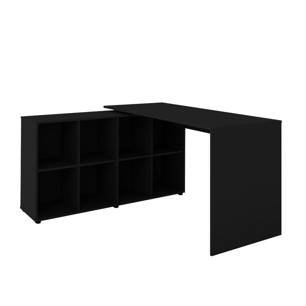 Mesa de Escritório em L Nero